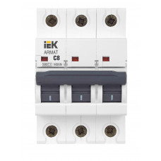 Автоматический выключатель IEK M06N 3P C 8А AR-M06N-3-C008 в Актау