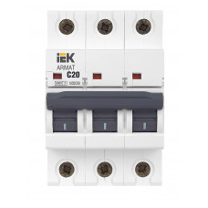 Автоматический выключатель IEK M06N 3P C 20А AR-M06N-3-C020 в Костанае