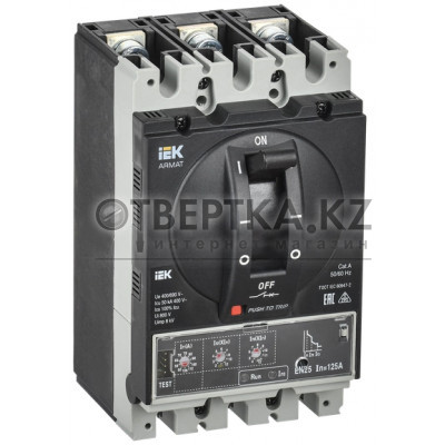 Автоматический выключатель в литом корпусе IEK AR-MCCB-3A-050-0125A-ELSC
