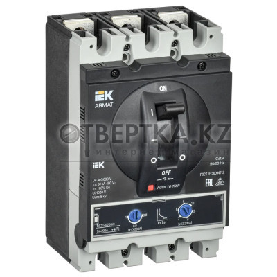 Автоматический выключатель в литом корпусе IEK 3P G 50кА 200А ТМ AR-MCCB-3G-050-0200A-ATUC