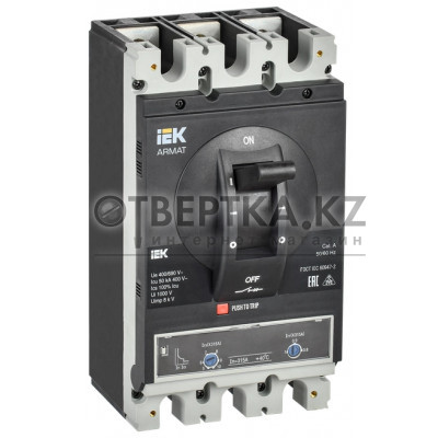 Автоматический выключатель в литом корпусе IEK AR-MCCB-3H-050-0315A-ATUC