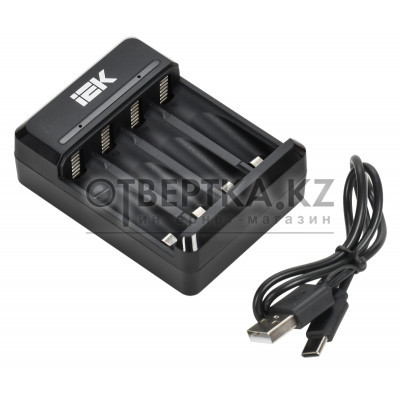 Устройство зарядное для 2-4 NiMH/CD аккумуляторов AA/AAA 200мА с LED индикатором IEK ABC11-4-2-TYC-M-020-LED