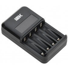 Устройство зарядное для 1-4 NiMH/CD аккумуляторов AA/AAA автоматическое 1800мА с LCD дисплеем IEK ABC11-4-4-ACO-A-180-LCD Устройство зарядное для 1-4 NiMH/CD аккумуляторов AA/AAA автоматическое 1800мА с LCD дисплеем IEK ABC11-4-4-ACO-A-180-LCD