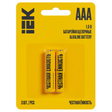 Батарейка щелочная IEK Alkaline LR03/AAA ABT-LR03-OP-L02