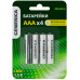 Батарейка щелочная Alkaline LR03/AAA (4шт/блистер) GENERICA ABT-LR03-ST-L04-G