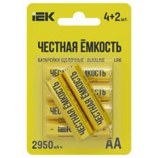 Батарейка щелочная Alkaline LR6/AA ПРОМО IEK ABT-LR06-OP-L04-02 Батарейка щелочная Alkaline LR6/AA ПРОМО IEK ABT-LR06-OP-L04-02