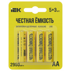 Батарейка щелочная Alkaline LR6/AA ПРОМО IEK ABT-LR06-OP-L05-03 в Алматы Батарейка щелочная Alkaline LR6/AA ПРОМО IEK ABT-LR06-OP-L05-03 в Алматы