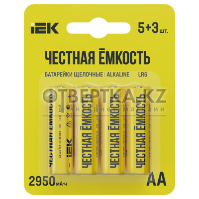 Батарейка щелочная Alkaline LR6/AA ПРОМО IEK ABT-LR06-OP-L05-03