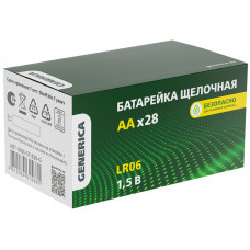 Батарейка щелочная GENERICA Alkaline LR06/AA ABT-LR06-ST-B28-G  в Кокшетау