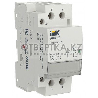 ARMAT Контактор модульный KMR 40А 230В AC 2НО IEK AR-KMR10-040-20-230 