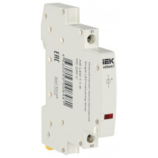 ARMAT Лампа индикаторная одинарная LED 110-230В AC красная IEK AR-LED-1-1-R в Алматы