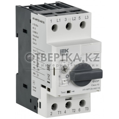ARMAT Автоматический выключатель защиты двигателя A6 GV2P 10-16А IEK AR-MPCB-A6C16