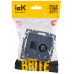 BRITE Розетка двойная TVRJ45 кат.5E РТВ/РК12-БрМ маренго IEK BR-AK20-1-K35 BR-AK20-1-K35 