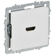 BRITE Розетка HDMI РHDMI-0-БрАБ арктический белый IEK BR-H10-K91 в Алматы