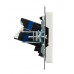 BRITE Розетка компьютерная двойная RJ45 кат.6 РК11-2-БрБ белый IEK BR-K20-2-K01