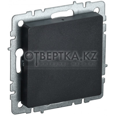 BRITE Заглушка с суппортом МЗ10-БрЧ черный IEK BR-PL10-K02 