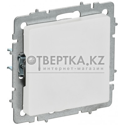 BRITE Заглушка с суппортом МЗ10-БрАБ арктический белый IEK BR-PL10-K91