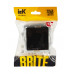 BRITE Выключатель жалюзи 10А ВС10-1-5-БрЧ черный IEK BR-V15-0-10-K02 BR-V15-0-10-K02 