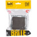 BRITE Выключатель жалюзи 10А ВС10-1-5-БрТБ темная бронза IEK BR-V15-0-10-K45 BR-V15-0-10-K45 