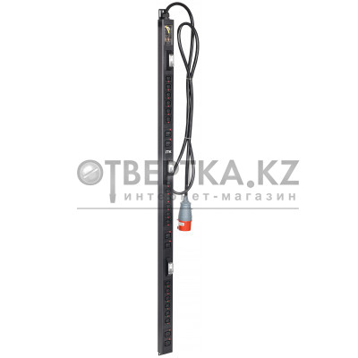 BASE PDU вертикальный PV1113 38U 3 фазы 32А 18 розеток C13  6 розеток C19 кабель 3м вилка IEC60309 (промышленная) ITK BS-PV42-18C13-06C19-13