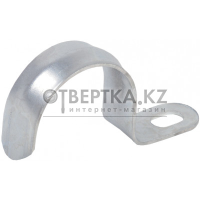 ELASTA Скоба металлическая однолапковая d=19-20мм с крепежным отверстием 6х4 IEK CMAT10-19-100