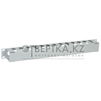 Кабельный органайзер с крышкой 19" 1U серый ITK CO35-1MCM