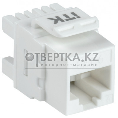 Модуль ITK Keystone Jack кат.6 UTP 110 IDC 180 градусов CS1-1C06U-12 