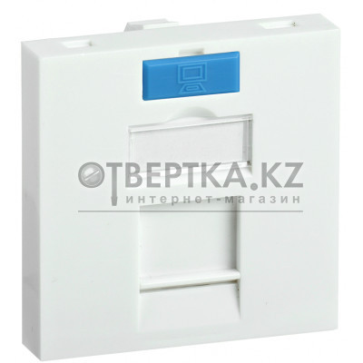 Вставка 45х45мм для 1 модуля Keystone Jack с маркером ITK CS6-12M
