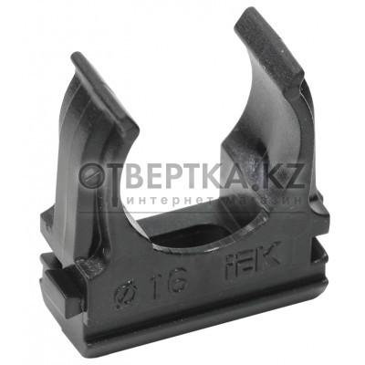 ELASTA Держатель с защелкой CF16 черный (10шт/компл) IEK CTA10D-CF16-K02-010