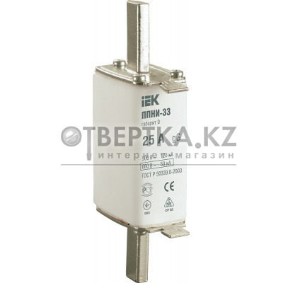 Плавкая вставка предохранителя IEK ППНИ-33 0 25А DPP20-025 