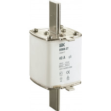 Плавкая вставка предохранителя ППНИ-37 габарит 2 40А IEK DPP40-040