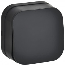 GLORY Выключатель 1-клавишный для открытой установки 10А ВС20-1-0-ХЧм черный матовый IEK EVH10-K02M-10 GLORY Выключатель 1-клавишный для открытой установки 10А ВС20-1-0-ХЧм черный матовый IEK EVH10-K02M-10