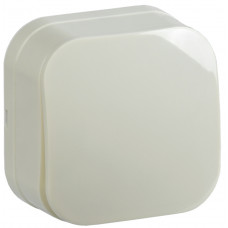 GLORY Выключатель 1-клавишный для открытой установки ВС20-1-0-ХК кремовый IEK EVH10-K33-10