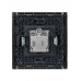FORTE&PIANO Розетка двойная TVSAT FP538 сталь IEK FP-AF20-O-K46