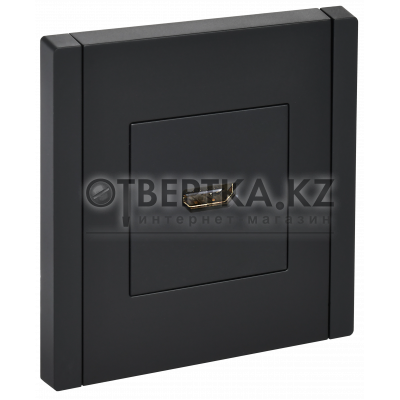 FORTE&PIANO Розетка HDMI FP140 черный IEK FP-H10-K02