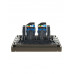 FORTE&PIANO Розетка компьютерная двойная RJ45 кат.6 FP334 серый IEK FP-K20-2-K03