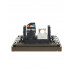 FORTE&PIANO Розетка двойная RJ11RJ45 кат.5E FP335 серый IEK FP-KT20-O-1-K03
