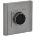 FORTE&PIANO Термостат электронный с индикацией FP552 сталь IEK FP-RT11-K46