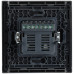 FORTE&PIANO Термостат электронный с индикацией FP552 сталь IEK FP-RT11-K46