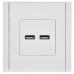 FORTE&PIANO Розетка USB AA 3,1А FP249 белый IEK FP-U21-D31-K01