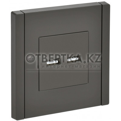 FORTE&PIANO Розетка USB AA 3,1А FP349 серый IEK FP-U21-D31-K03