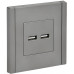 Розетка IEK FORTE&PIANO USB AA 3,1А FP549 FP-U21-D31-K46