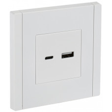 FORTE&PIANO Розетка USB AC 18Вт FP251 белый IEK FP-U22-018-K01