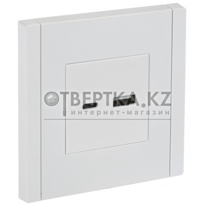 FORTE&PIANO Розетка USB AC 18Вт FP251 белый IEK FP-U22-018-K01