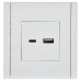 FORTE&PIANO Розетка USB AC 18Вт FP251 белый IEK FP-U22-018-K01