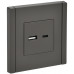 FORTE&PIANO Розетка USB AC 18Вт FP351 серый IEK FP-U22-018-K03