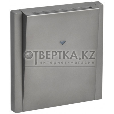 FORTE&PIANO Выключатель карточный 30А FP543 сталь IEK FP-V11-0-10-1-K46