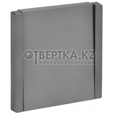 FORTE&PIANO Выключатель 1-клавишный самовозвратный 10А FP510 сталь IEK FP-V14-0-10-1-K46