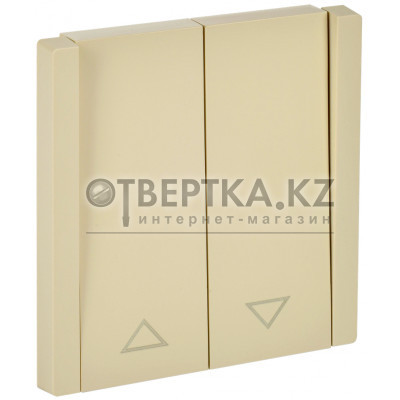 FORTE&PIANO Выключатель жалюзи 10А FP411 ваниль IEK FP-V15-0-10-1-K10