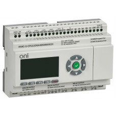 ПЛК ONI HVAC S ЦПУ 6DI 6DO 1AI 5PT 4AO LED RS485 24В DC